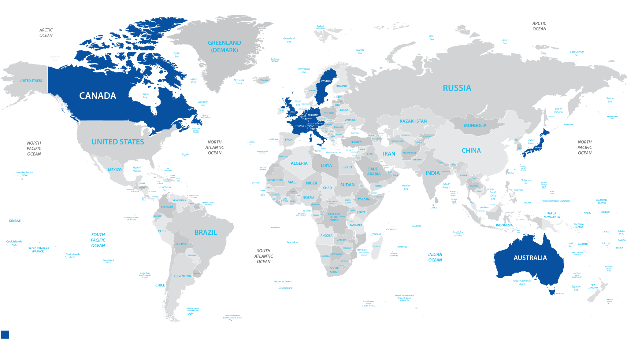 Image - Countries Included in End Price